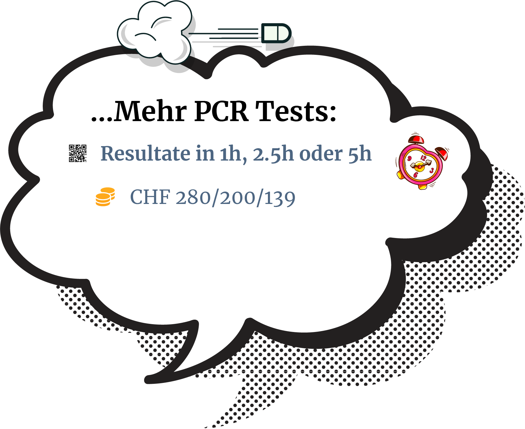 Choose more PCR tests